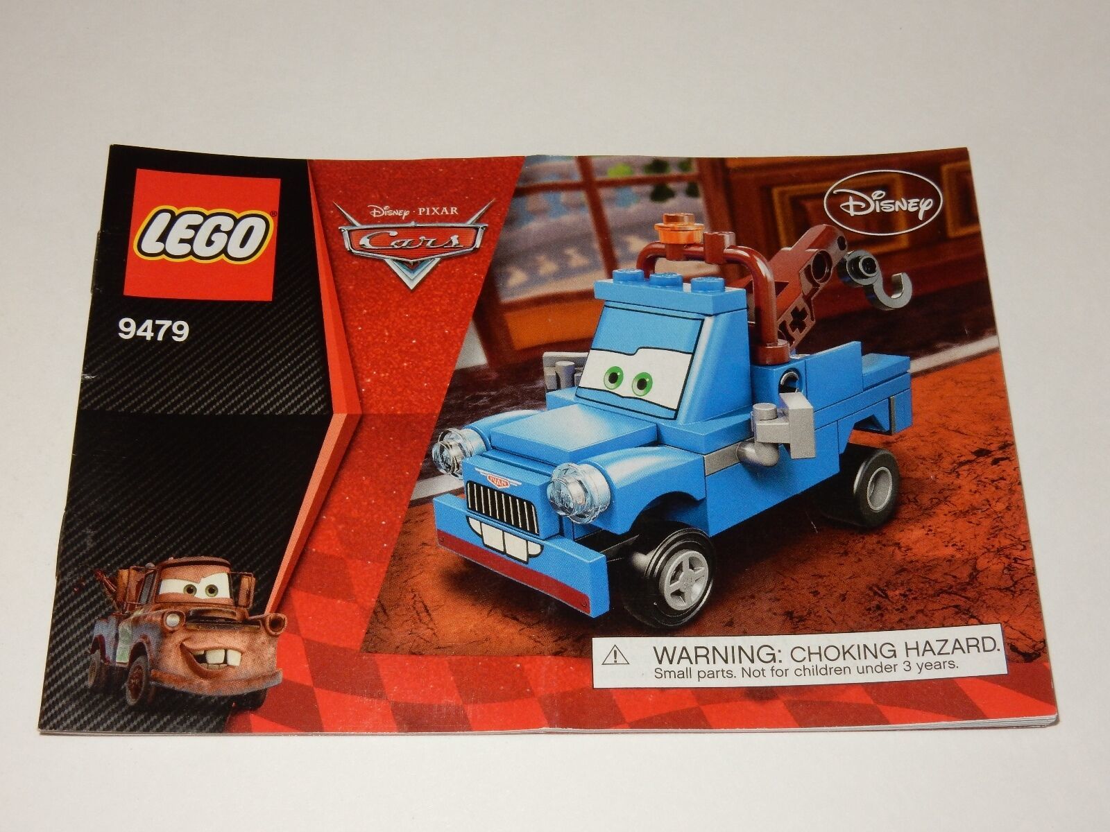 Lego Disney Cars #9479 Instruction Manual Book - $3.99