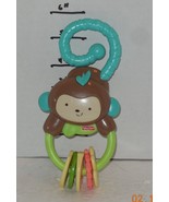 Fisher Price My Little Snugamonkey Bananas Take Along/Hanging Teether/Ra... - $193.94 MXN