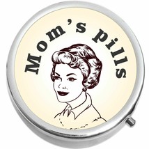 Moms Pills  Medicine Vitamin Compact Pill Box - $11.65