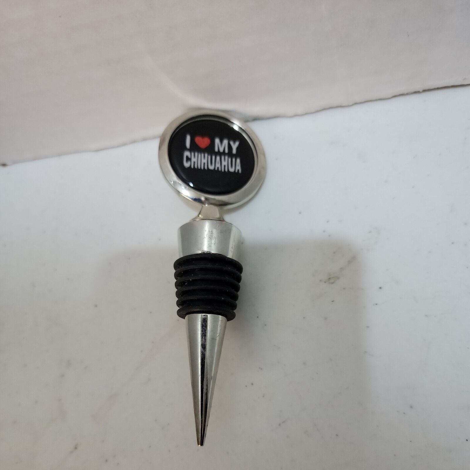 I Love My Chihuahua Wine Bottle Stopper - $3.95