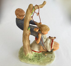 HUGE $350 NORMAN ROCKWELL GORHAM FIGURINE SUMMER &#39;49 &quot;FLYING HIGH&quot; 6.5x6... - $148.49