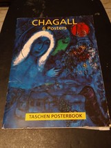Marc Chagall 6 Posters - Taschen Poster book Vintage Printed 1994 - £42.58 GBP