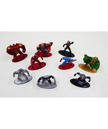 Jada Toys Marvel 9 Piece Lot Nano MetalFigs 2&quot; Ironman Loki Thor HulkBuster - £8.62 GBP