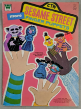 More Sesame Street Finger Puppets 1972 Western Publishing Children&#39;s TV Workshop - £116.96 GBP