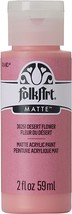 Folkart Matte Acrylic Paint 2oz-Desert Flower - £11.50 GBP