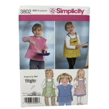 Simplicity Pattern 3802 Children&#39;s Apron NEW - $12.34