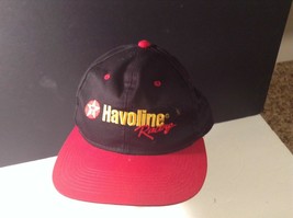 Texaco havoline Mens Racing Hat Cap Black Red Snapback  - £12.45 GBP