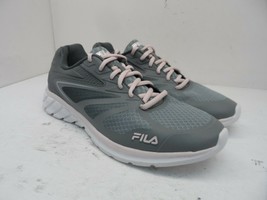 FILA Women&#39;s Memory SpeedStride 4 Athletic Sneakers Grey/Pink Size 12M - £27.91 GBP