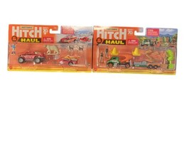 Matchbox Hitch &amp; Haul Lot of 2 - Arctic Explorer and Tree Service Flatbed - £19.46 GBP