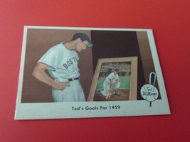  1959 FLEER  TED  WILLIAMS #80   TEDs  GOALs  FOR  195... - £902.23 GBP