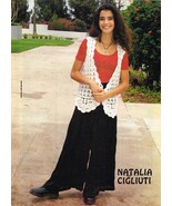 Natalia Cigliuti - Bonnie Russavage - 11" x 8" Teen Magazine Pinup Mini ... - $5.94