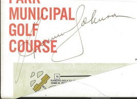 Howie Johnson Signed Vintage Program Page PGA Golfer - £15.54 GBP