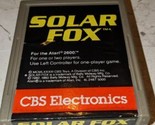 Atari 2600 Game Solar Fox By CBS Electronics - £11.86 GBP