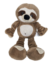 Walmart 2019 Spark Create Imagine Brown Plush Sloth Squeak Toy &amp; Rattle 12” - £11.03 GBP