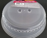 Microwave Splatter Covers Clear Plastic Round Domes 10”D x 2.3”H - £3.10 GBP