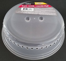 Microwave Splatter Covers Clear Plastic Round Domes 10”D x 2.3”H - £3.10 GBP