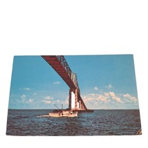 Postcard The Sunshine Skyway Across Lower Tampa Bay Florida Chrome Posted - $4.84