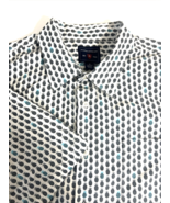 1888 Saddlebred Mens Button Up Shirt XXXL Pineapple Print white gray - €20,41 EUR 1888 Saddlebred Mens Button Up Shirt XXXL Pineapple Print white gray - €20,41 EUR