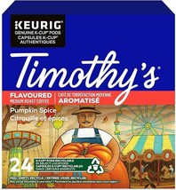 Timothy's Pumpkin Spice Coffee 24 to 144 Keurig K cups Pick Any Size FREE SHIP - $32.99+