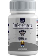 Turkesterone Hydroxypropyl B Cyclodextrin Complex 600mg 60 Veg Caps Exp.... - $23.72 CAD