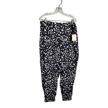 NEW 14TH &amp; UNION Plus Size 1X Black White Casual Jogger Pants - $19.99