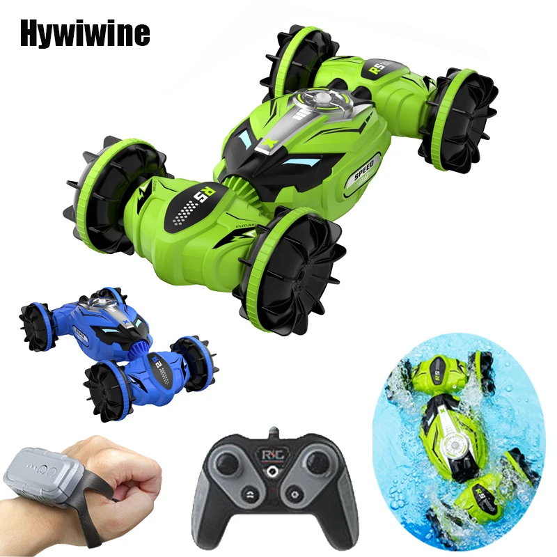 Amphibious RC Car Stunt Off Road Climbing 1:16 Water &amp; Land 4WD Remote Control - £39.37 GBP+