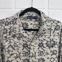 Vintage Nautica Hawaiian Floral Button Up Short Sleeve Short Mens XL - £15.43 GBP