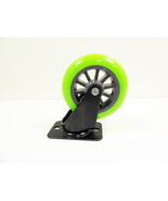 Swivel Caster Wheels 3&quot; x 1&quot; Green Wheel 2-1/2&quot; x 1-5/8&quot; Top Plate Cart ... - €7,46 EUR