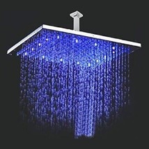 Cascada Bathroom Shower Set with 16” Rainfall Square LED Shower Head - $392.03