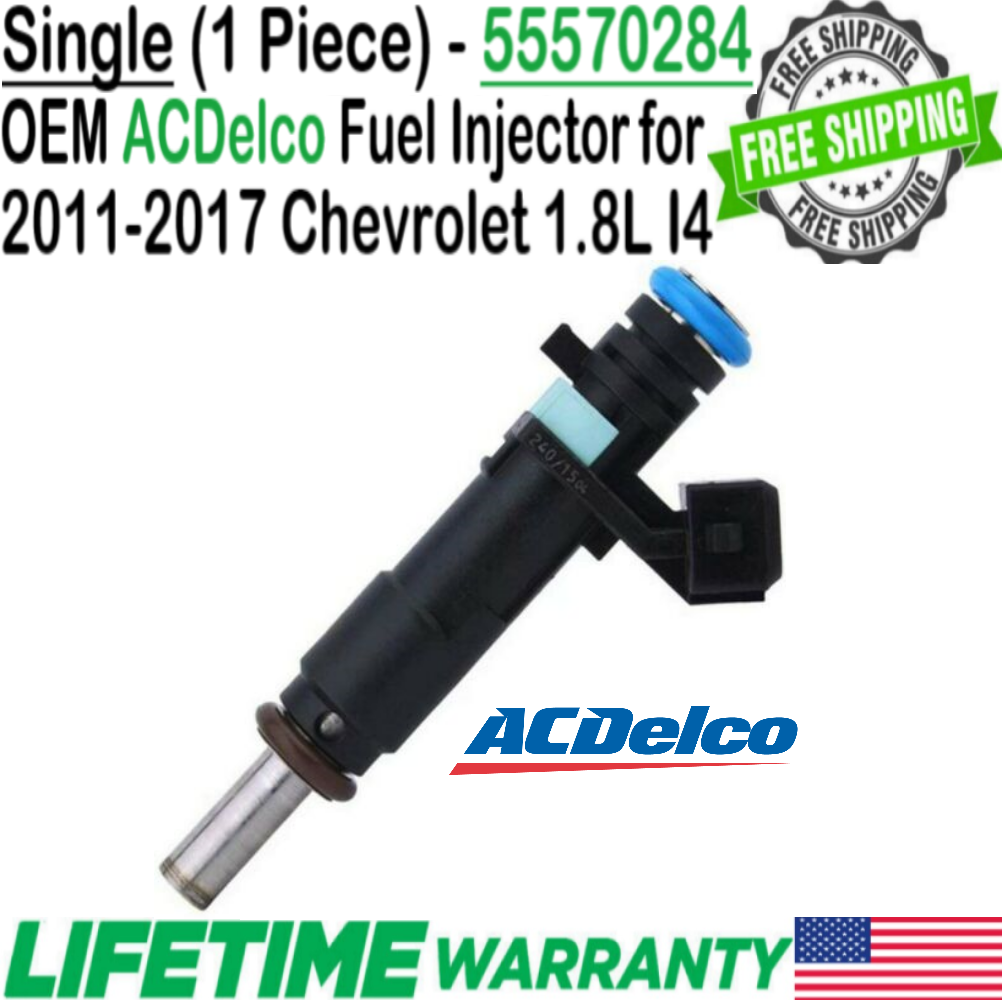 Primary image for OEM ACDelco x1 Fuel Injector for 2011, 12, 13, 14, 2015 Chevrolet Cruze 1.8L I4