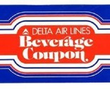 Delta Air Lines Free Beverage Coupon Expired - £5.75 GBP