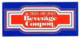 Delta Air Lines Free Beverage Coupon Expired - $7.20