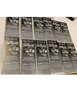 TED NUGENT 12 UNUSED TICKET VOUCHERS MEADOW BROOK MUSIC THEATRE FESTIVAL... - $12.98