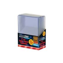 5 Ultra Pro 120pt Top Loader 50 Total (5 10ct Packages) 120 Pt for Thick... - $37.00