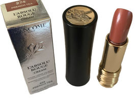 LANCOME L&#39;ABSOLU ROUGE CREAM LIPSTICK#274 FRENCH TEA FULL SIZE WITH BOX ... - £15.14 GBP