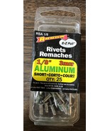 NOS Arrow Fastener Aluminum RSA 1/8-Inch (3mm) Short Rivets (25-Pack) - $120.20 MXN