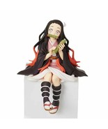 Nezuko Kamado Figure Sitting Perching Rice Balls Action Figure Collectib... - $33.99