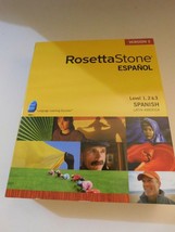 Rosetta Stone Spanish Latin America Level 1,2 &amp;3 Version 3 With Headset - £42.47 GBP