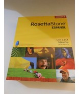 Rosetta Stone Spanish Latin America Level 1,2 &amp;3 Version 3 With Headset - £43.42 GBP