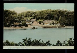 Vintage UDB Postcard King Harry Ferry River Falmouth Cornwall United Kin... - $12.55