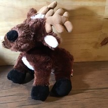 Ganz Webkinz Reindeer Plush Stuffed Animal Brown No Code 10” - £6.36 GBP