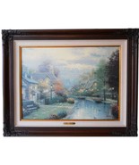 Thomas Kinkade Lamplight Brook Lamplight Lane II S/N Canvas Ltd Edition ... - $995.00