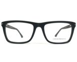 Emporio Armani Eyeglasses Frames EA 3071 5042 Matte Black Square 55-18-140 - $55.88