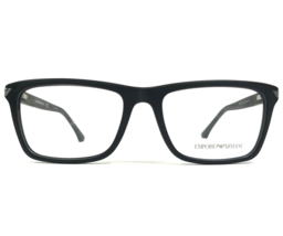 Emporio Armani Eyeglasses Frames EA 3071 5042 Matte Black Square 55-18-140 - £44.94 GBP