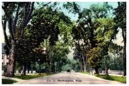 Elm Street Northampton Massachusetts Postcard Posted 1908 - £16.80 GBP