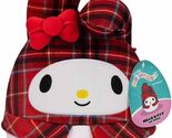 Squishmallows Hello Kitty Red Plaid My Melody Plush Toy 8 inch New - $17.63