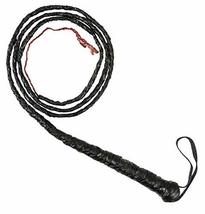 Gothic Leather BULL WHIP Cosplay Cowboy Halloween Costume Prop Fetish Weapon-6ft - £6.91 GBP