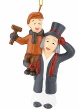Tree Buddees A Christmas Carol Scrooge &amp; Tiny Tim Ornament Cute Xmas Orn... - $15.95