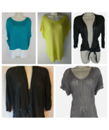 5 pc Eileen Fisher M lot top cardigan tunic - $750.76 MXN