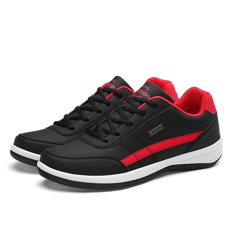 Men Leather Shoes Sneakers Casual Shoes Italian Lightweight Leisure Male Classic - £28.76 GBP